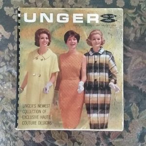 Antique Unger Yarns Pattern book January 1961. Volume # VIII